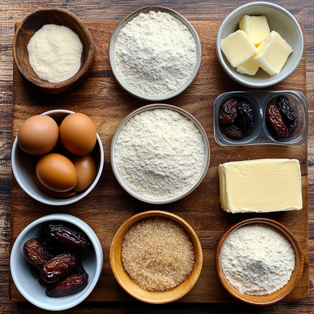 Sticky Toffee Pudding Cookies ingredients