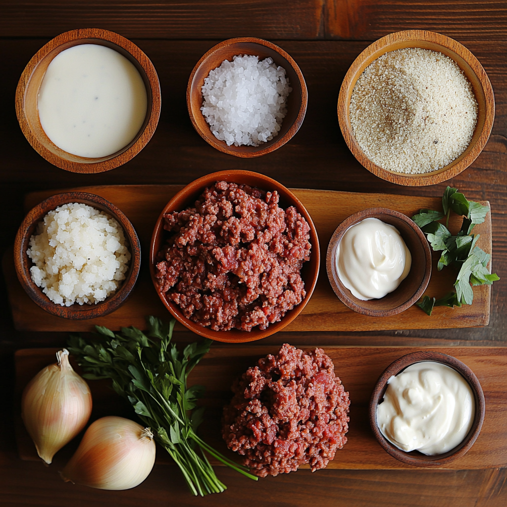 Swedish Meatballs ingredients