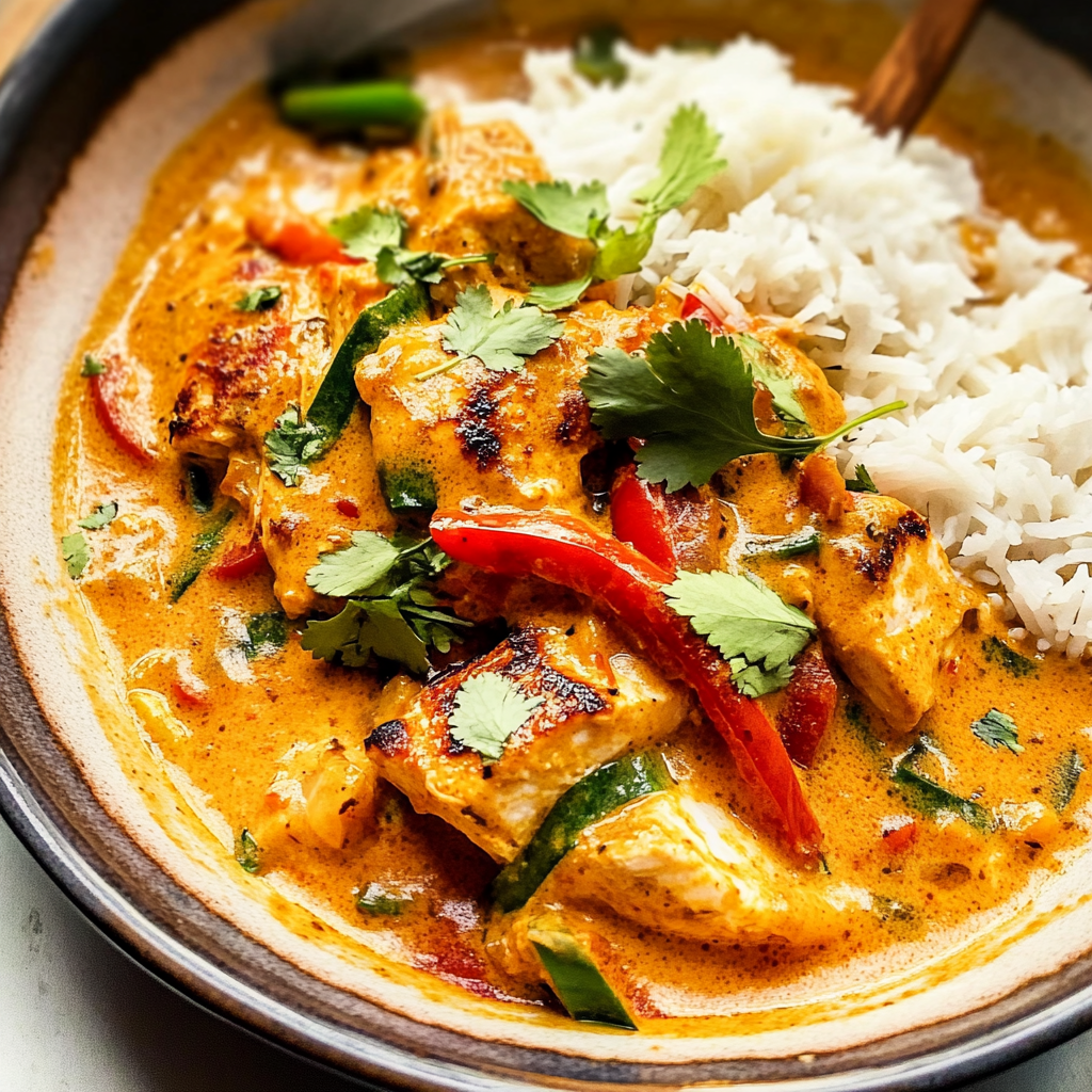 Thai-Inspired Red Curry Salmon