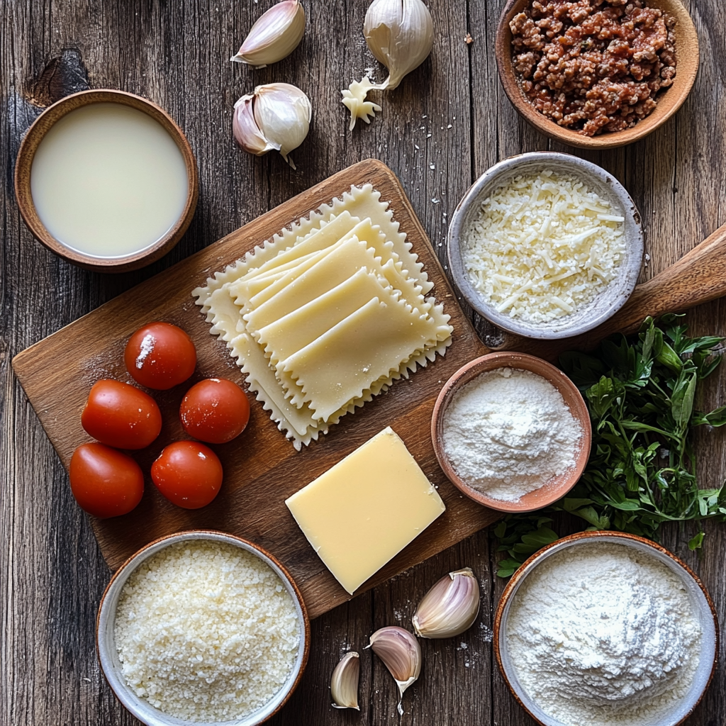 Truly, the Best-Ever Lasagna Bolognese ingredients