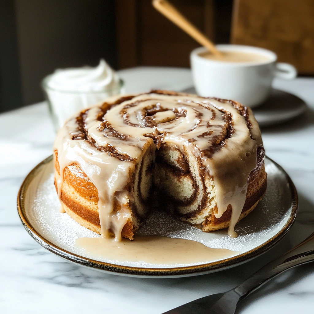cinnamon roll cake
