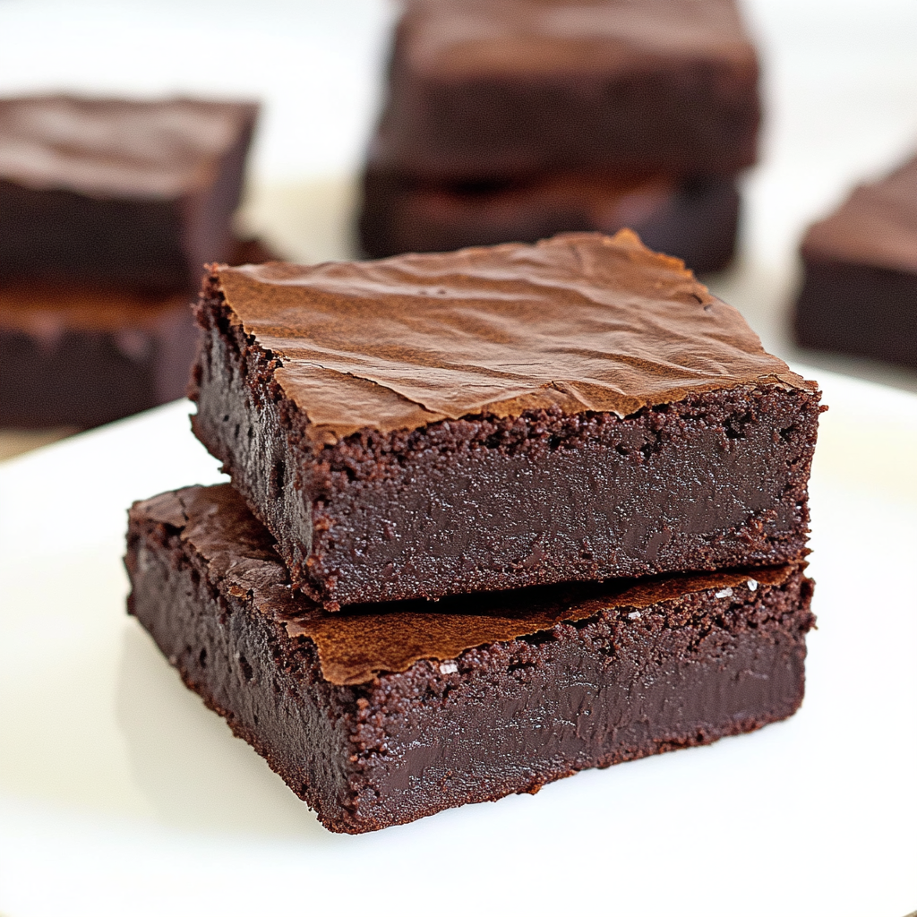 2 Ingredient Healthier Brownies