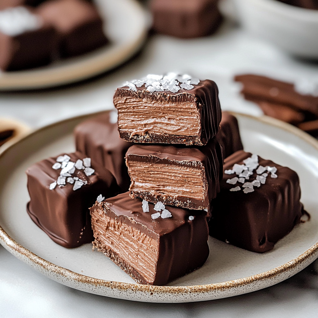 2 Ingredient Healthier Cottage Cheese Candy Bars 1