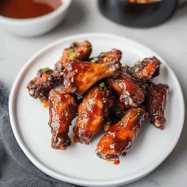 Air Fryer BBQ Chicken Wings 1 1