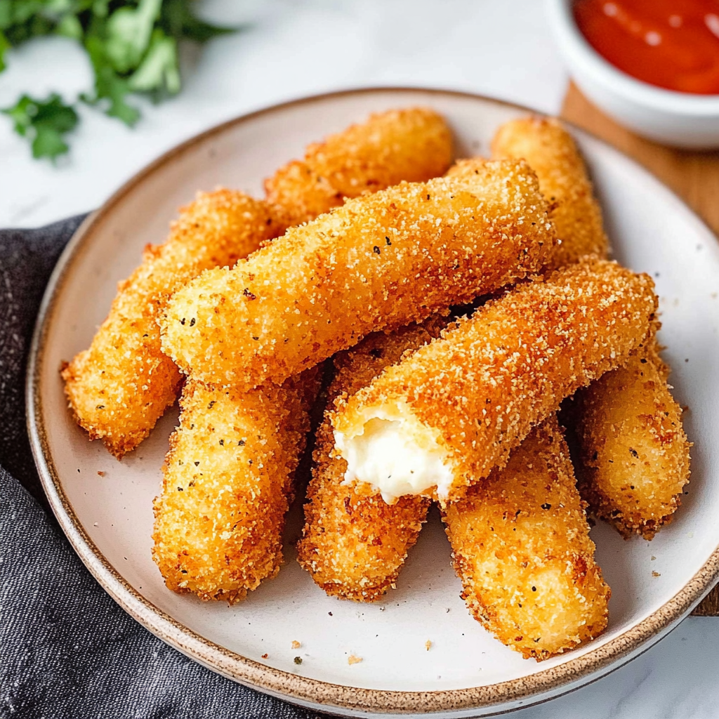 Air Fryer Mozzarella Sticks
