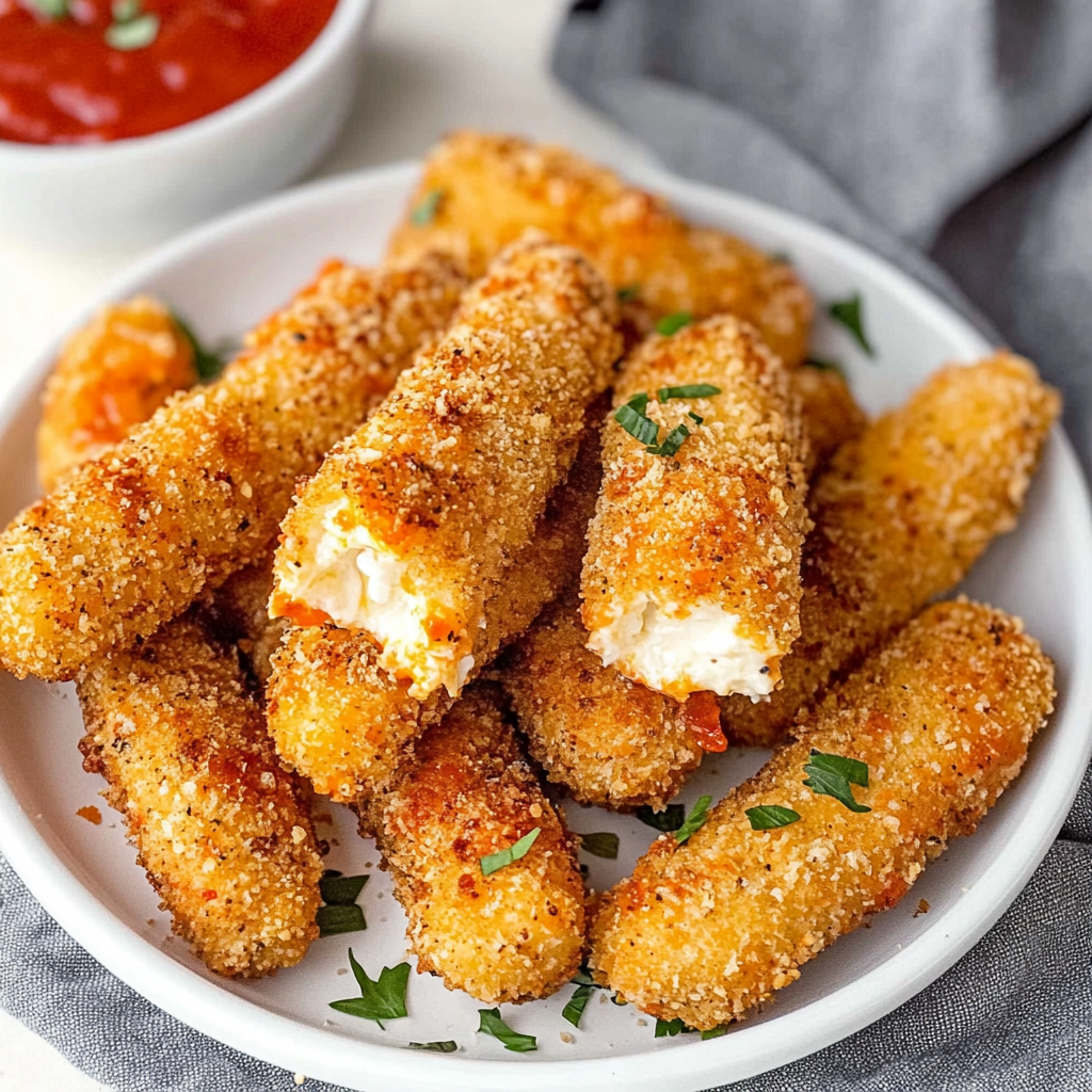 Air Fryer Mozzarella Sticks