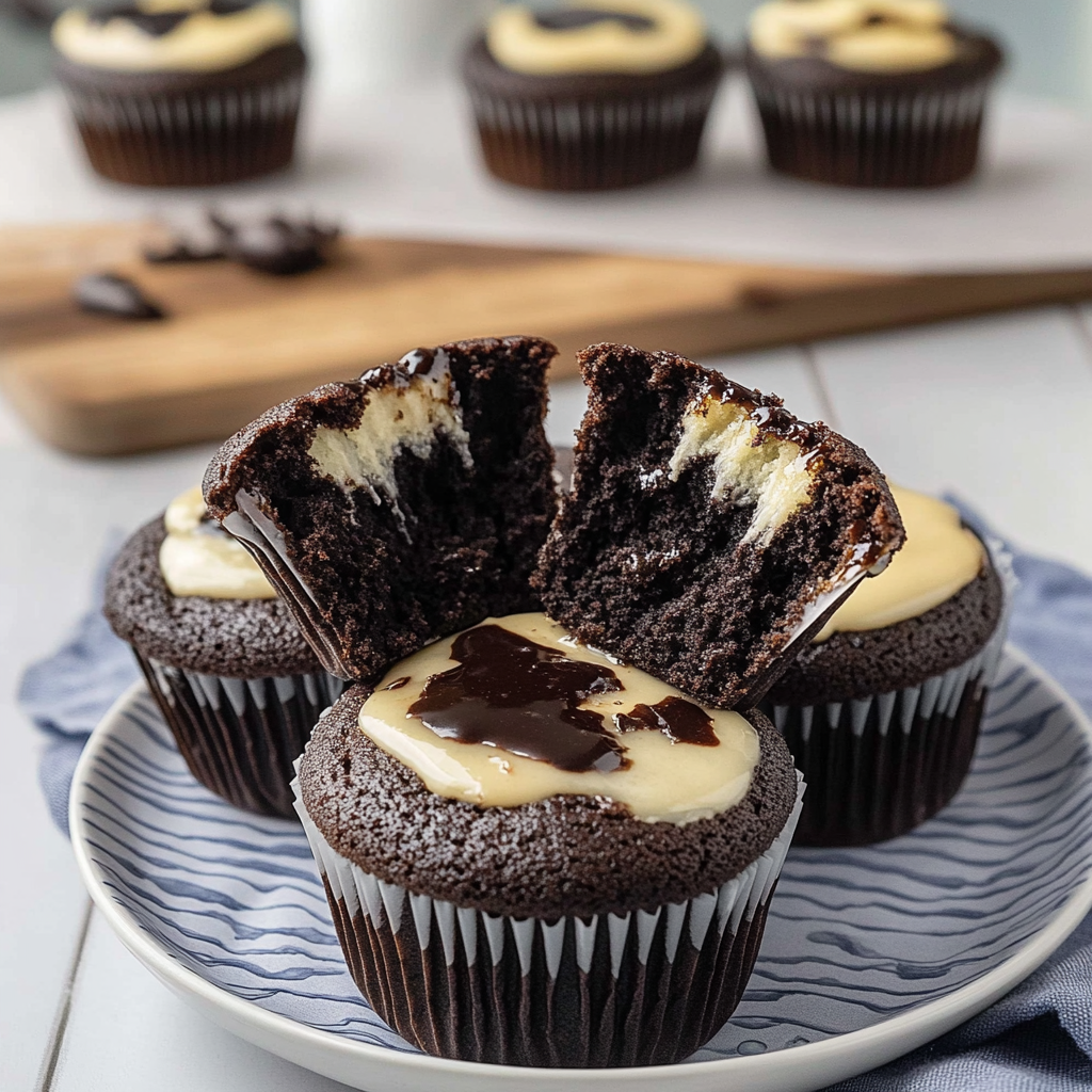 Black Bottom Cupcakes 1 1