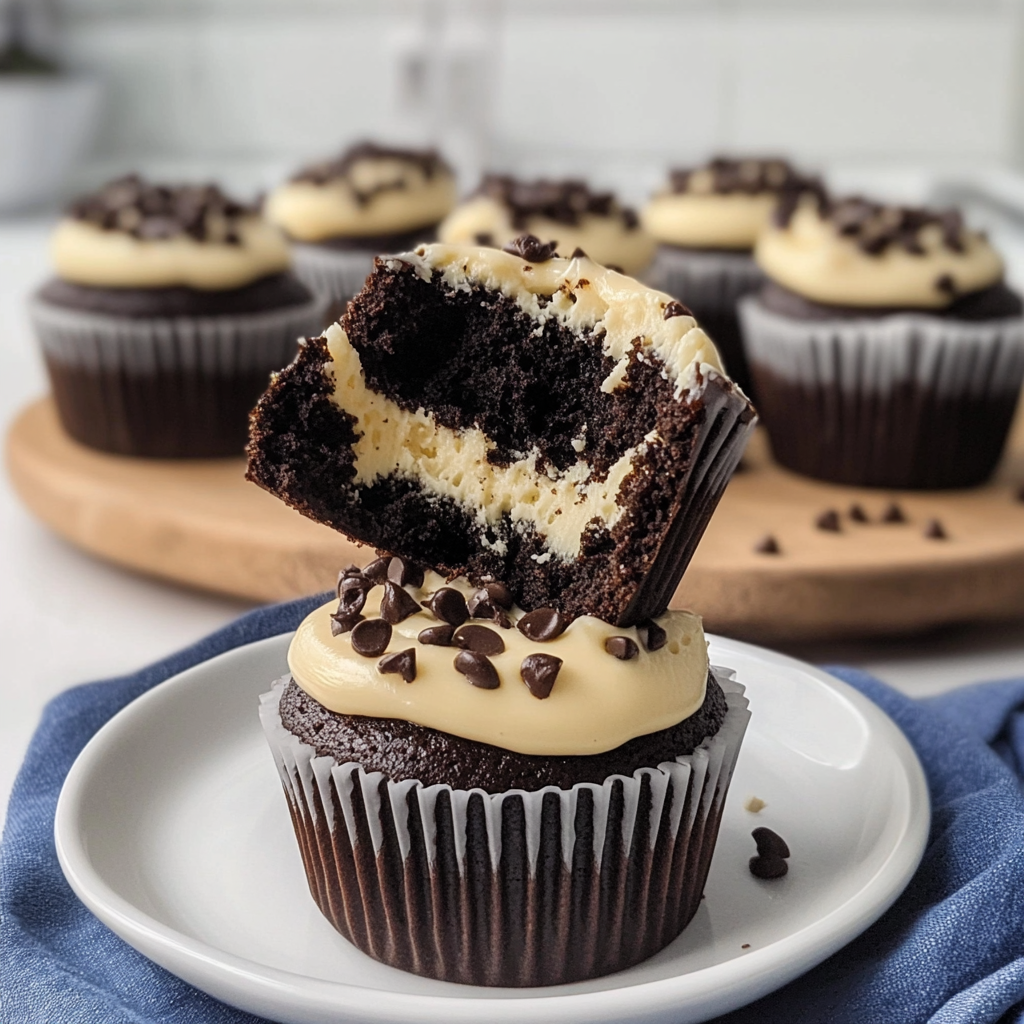 Black Bottom Cupcakes