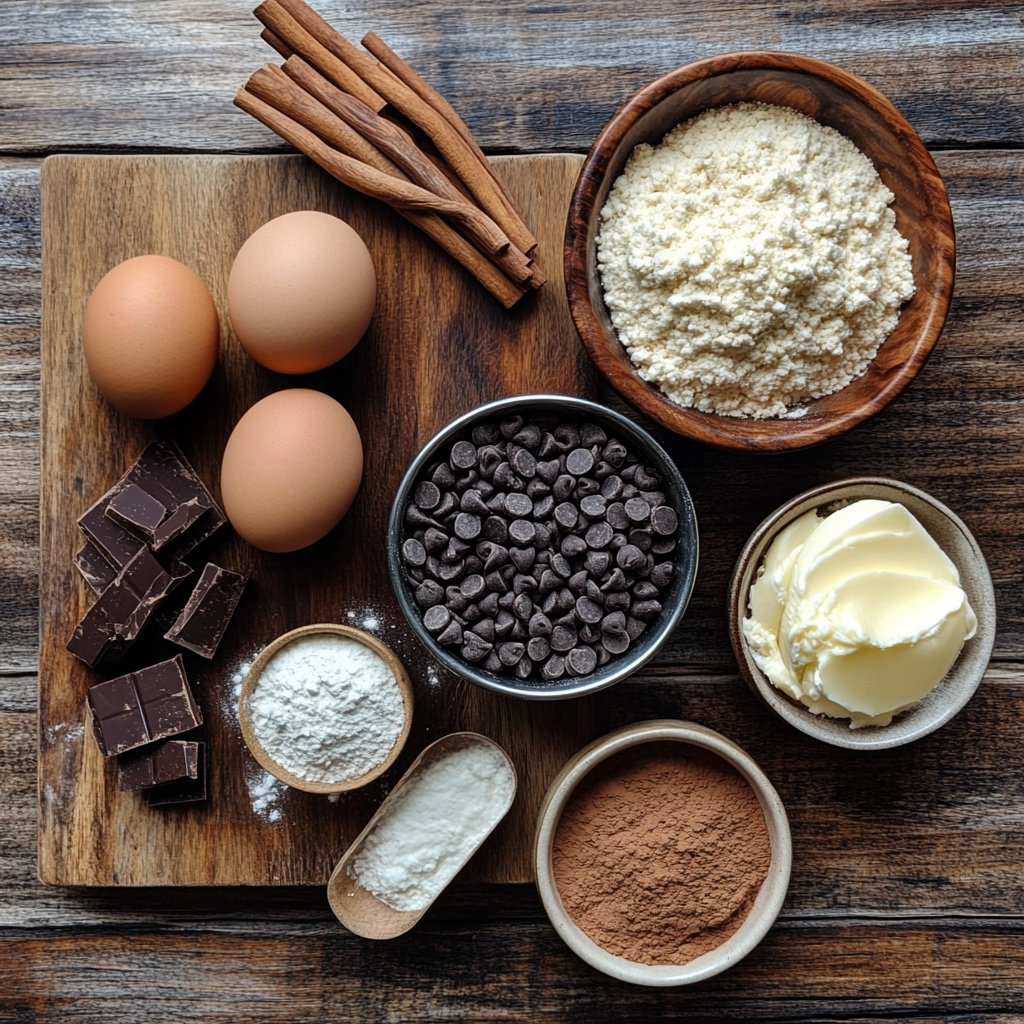 Black Bottom Cupcakes ingredients