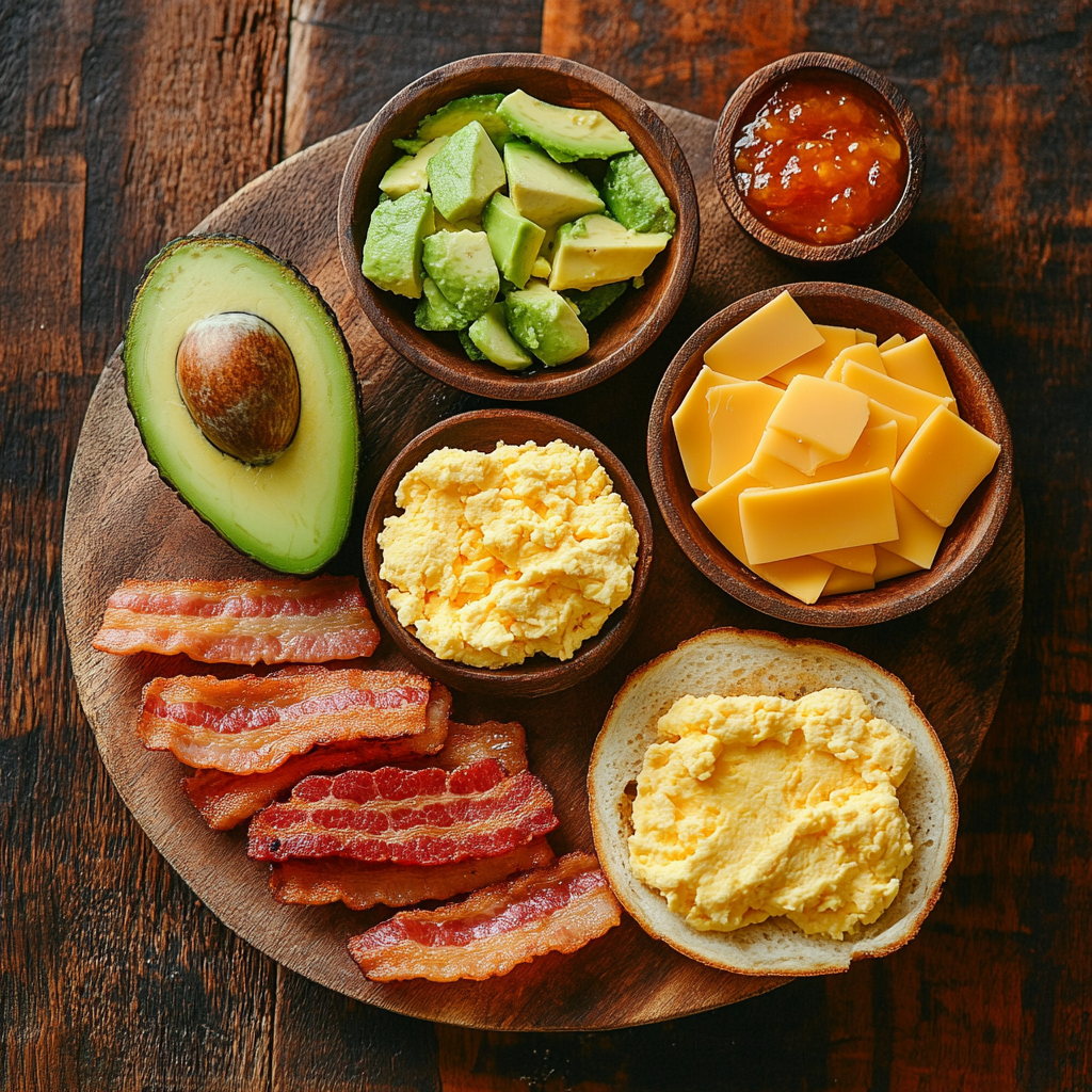 Breakfast Sandwiches ingredients