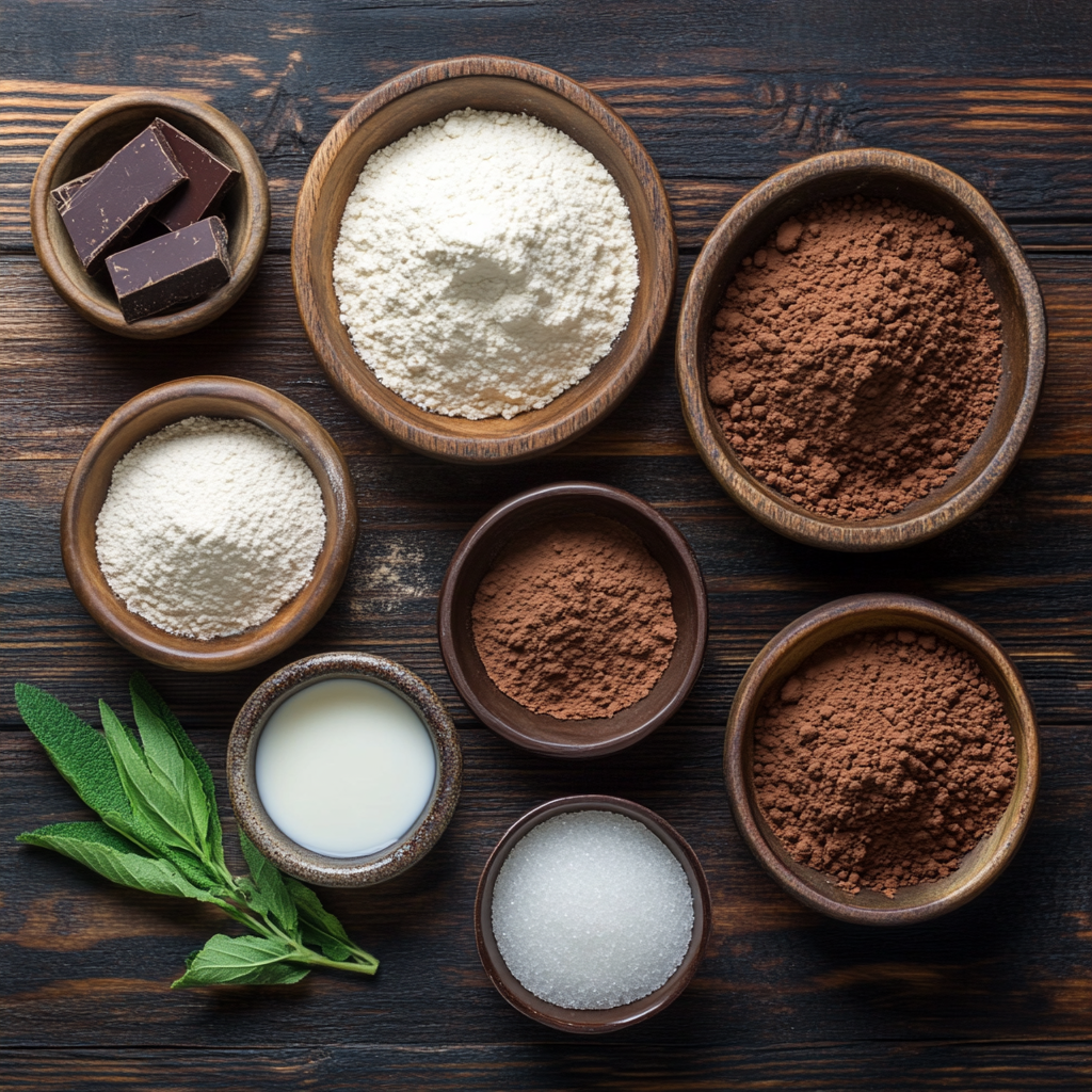 Brownie in a Mug ingredients