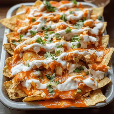 Buffalo Chicken Nachos 1