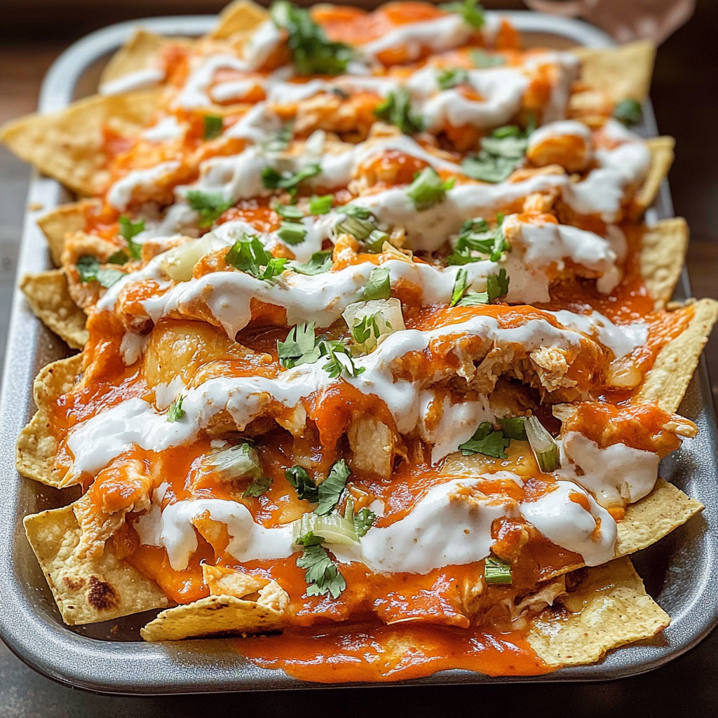 Buffalo Chicken Nachos 1