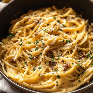 Caramelized Onion Pasta with Chili Oil 1