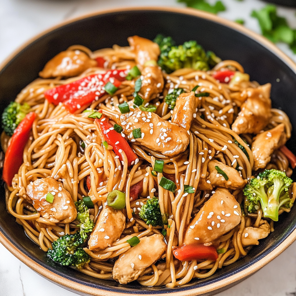 Chicken Teriyaki Noodles 1