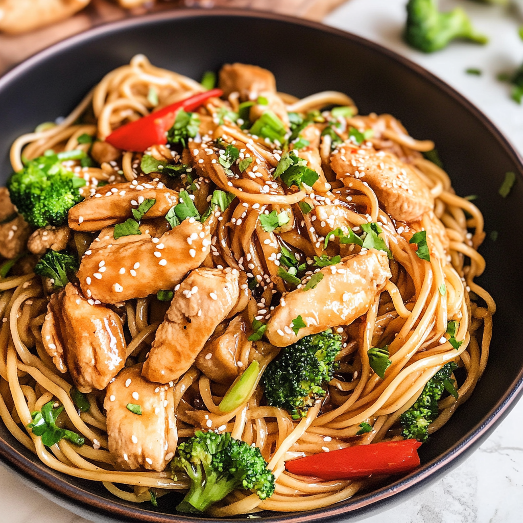Chicken Teriyaki Noodles