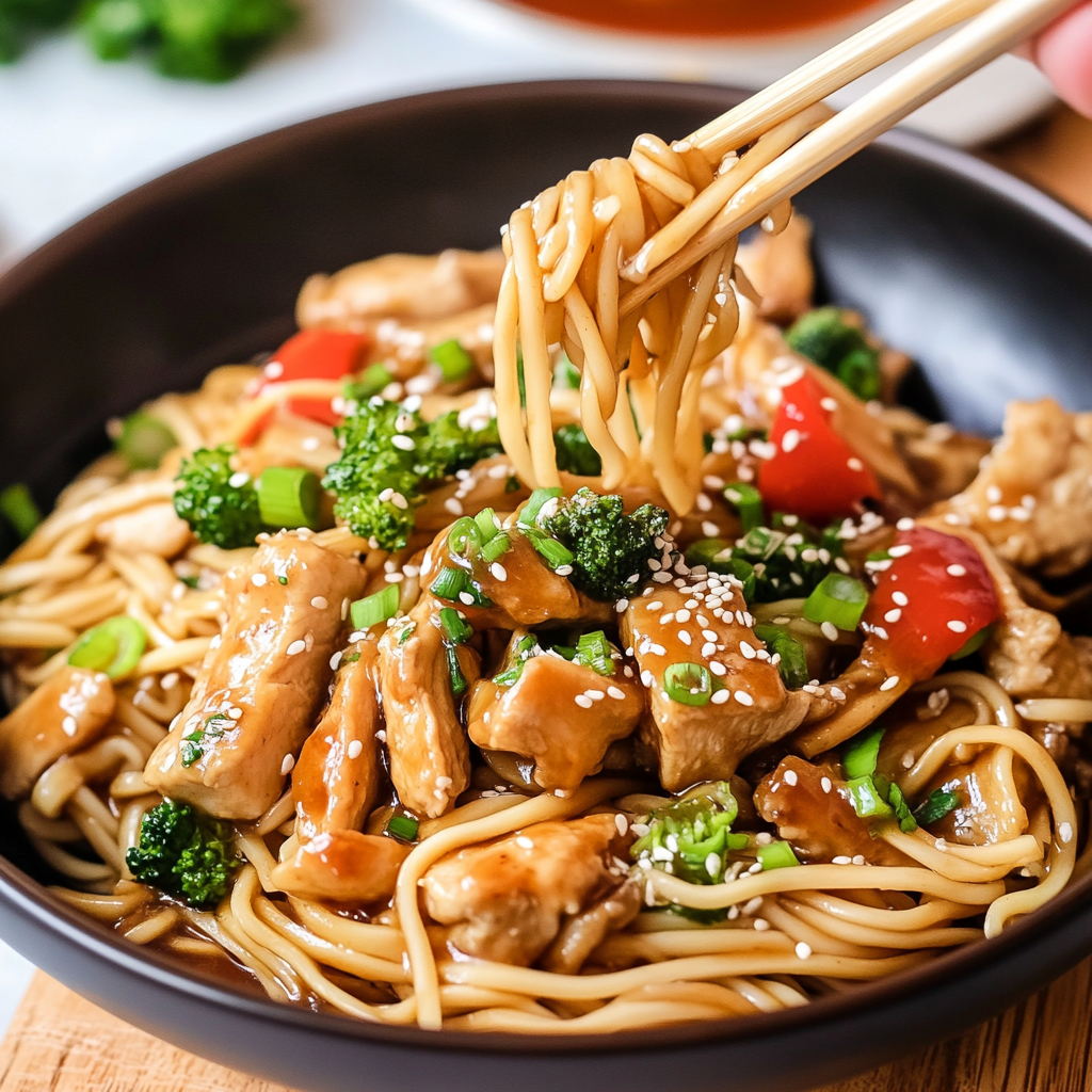 Chicken Teriyaki Noodles