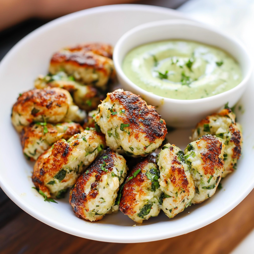 Chicken Zucchini Poppers
