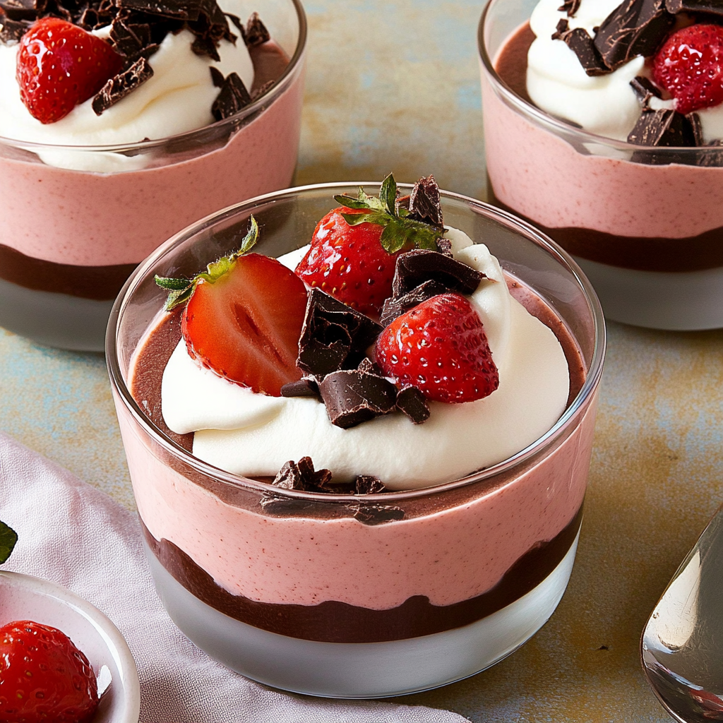Chocolate-Covered Strawberry Mousse