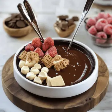 Chocolate Fondue 1