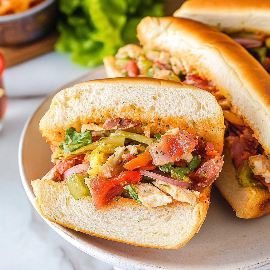 Chopped Italian Sandwiches