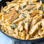 Creamy Garlic Chicken Pasta 1