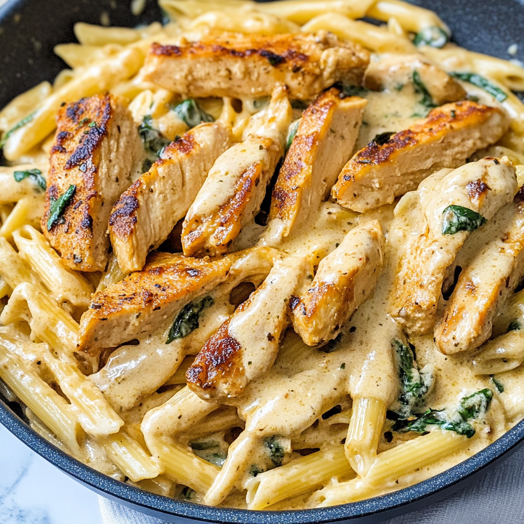 Creamy Garlic Chicken Pasta