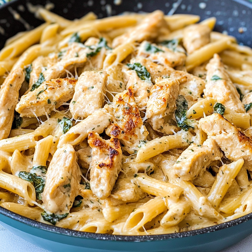 Creamy Garlic Chicken Pasta
