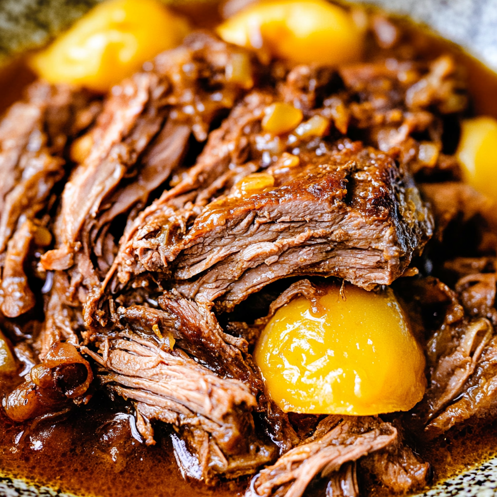 Garlicky Mississippi Pot Roast