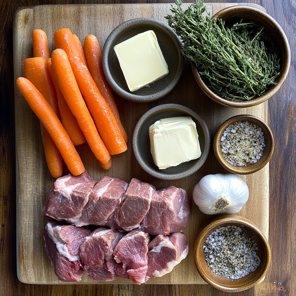 Garlicky Mississippi Pot Roast ingredients