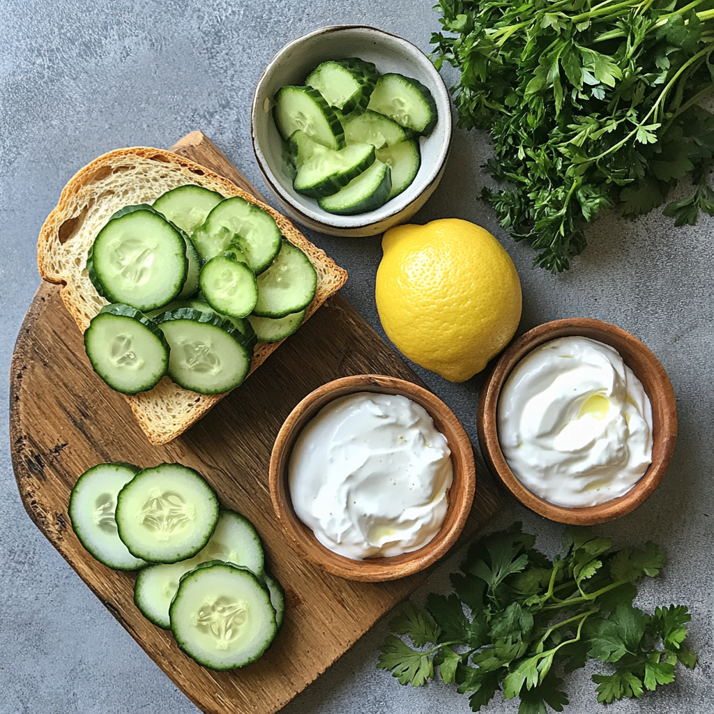 Green Goddess Sandwich ingredients