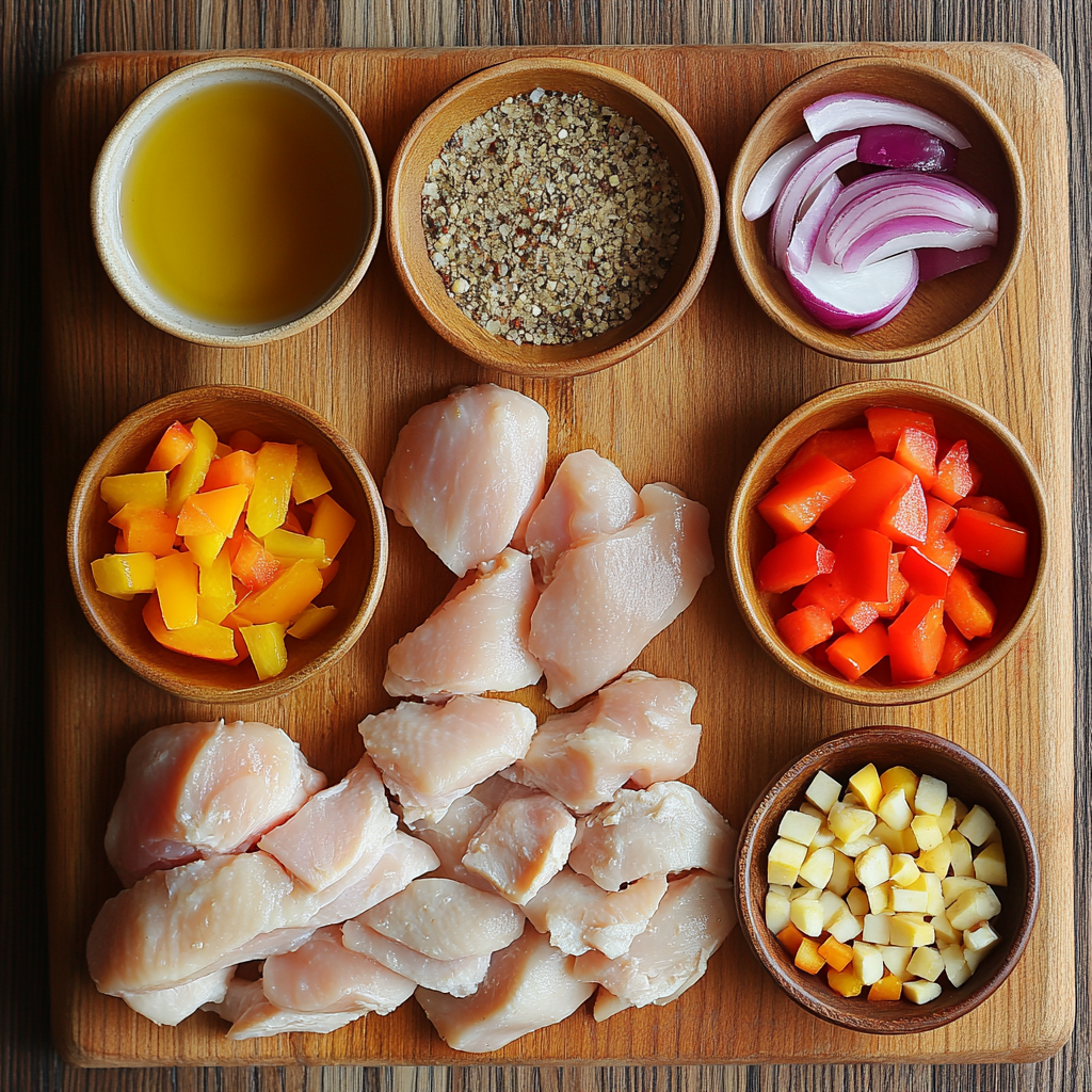 Italian Grinder Chicken Salad ingredients
