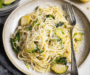 Lemon Parmesan Brussels Sprout Pasta
