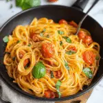 One Pot Tomato Basil Pasta 1