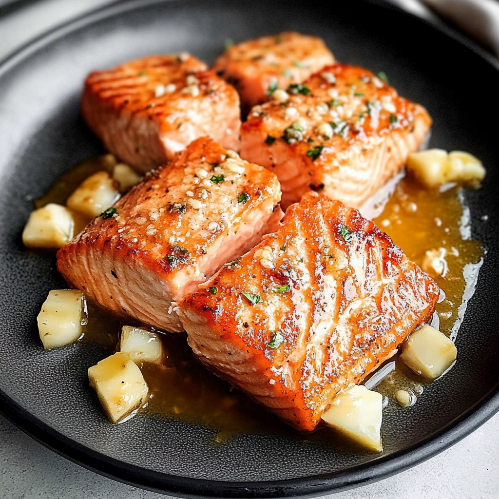 Pan Seared Garlic Butter Salmon 1