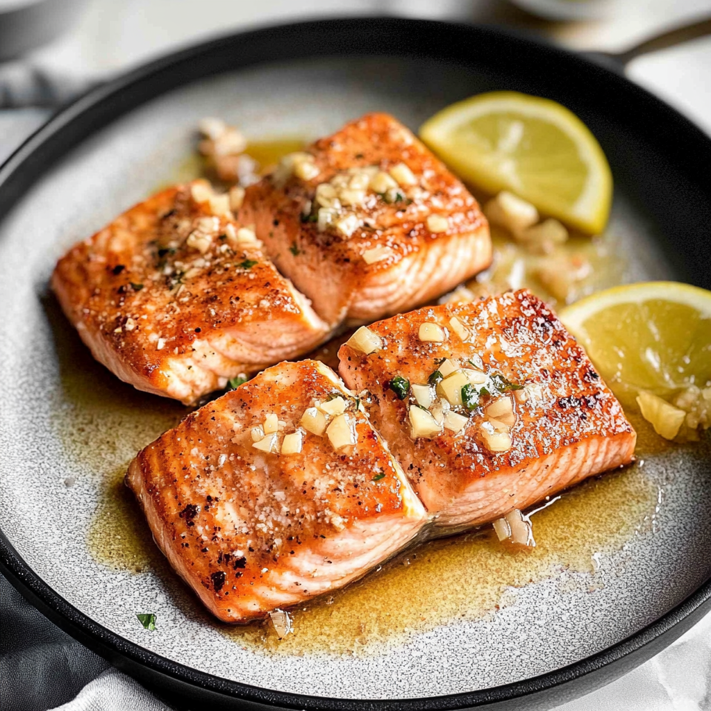 Pan-Seared Garlic Butter Salmon