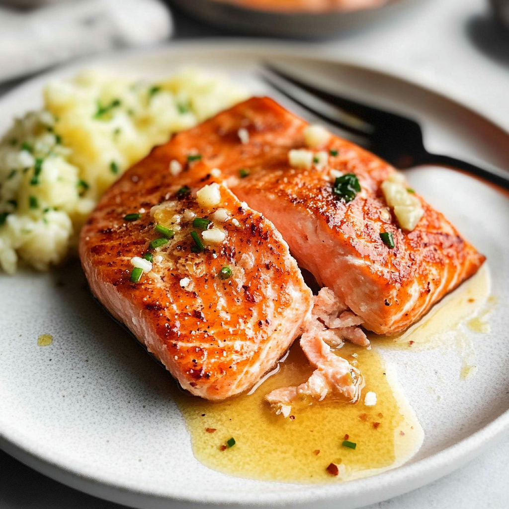 Pan-Seared Garlic Butter Salmon