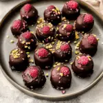 Raspberry Dark Chocolate Truffles 1