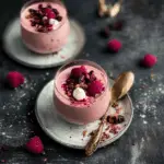 Rhubarb Rose Dark Chocolate Parfaits 2