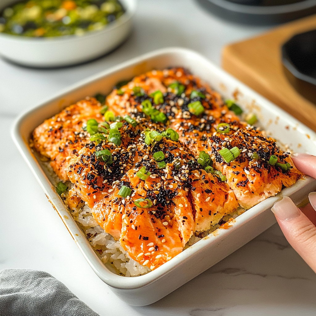 Salmon Sushi Bake 1 1