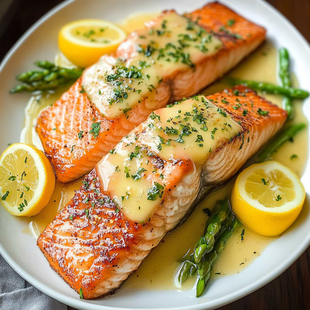 Salmon with Lemon Butter 1