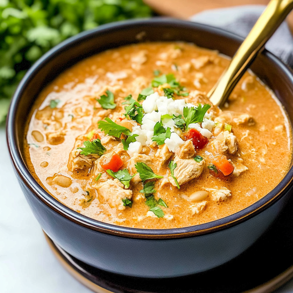 Slow Cooker Buffalo Chicken Chili 1 1