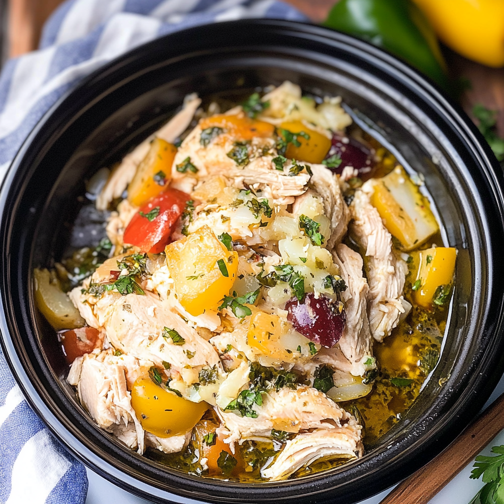 Slow Cooker Greek Chicken