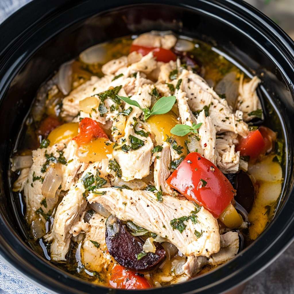 Slow Cooker Greek Chicken
