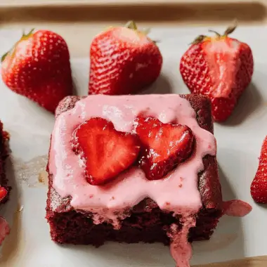 Strawberry Brownies 1