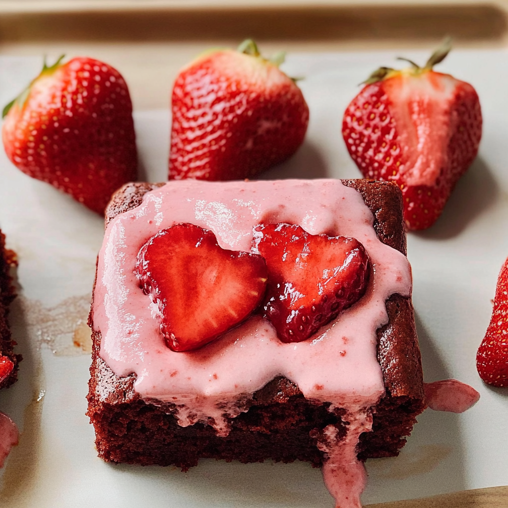 Strawberry Brownies 1