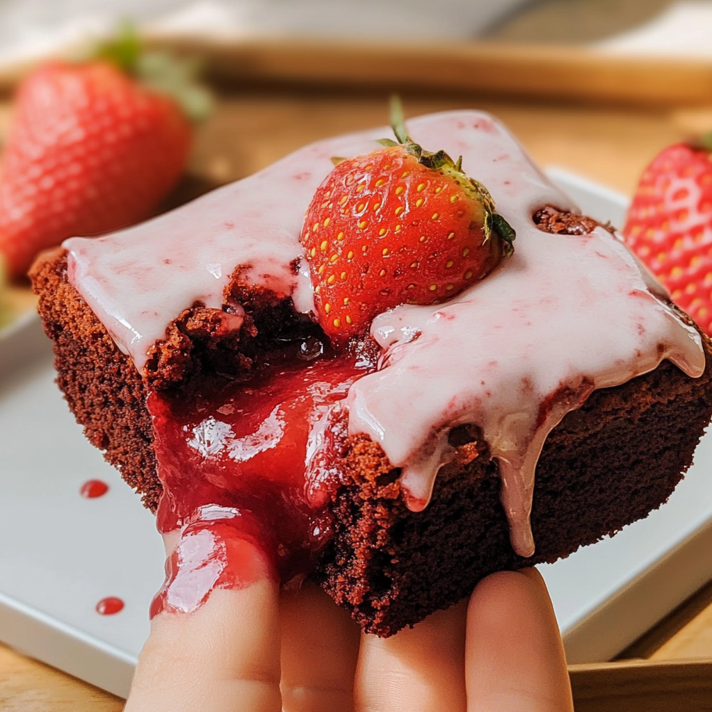 Strawberry Brownies