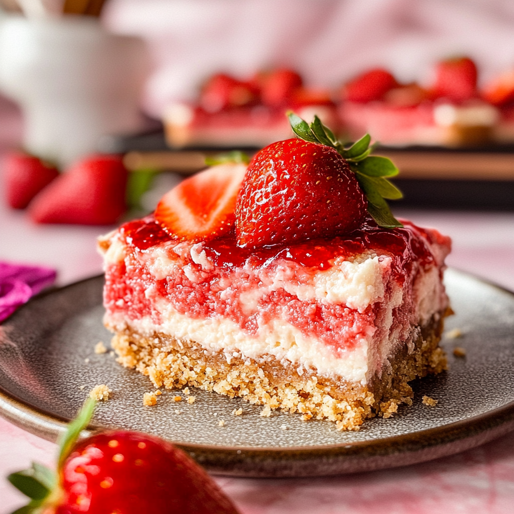Strawberry Cheesecake Bars