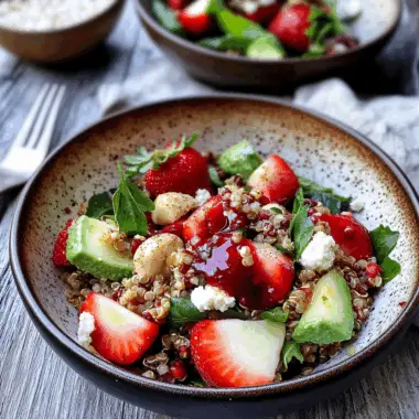 Strawberry Quinoa Salad 1