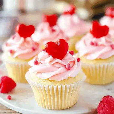 Strawberry Truffle Cupcakes 1